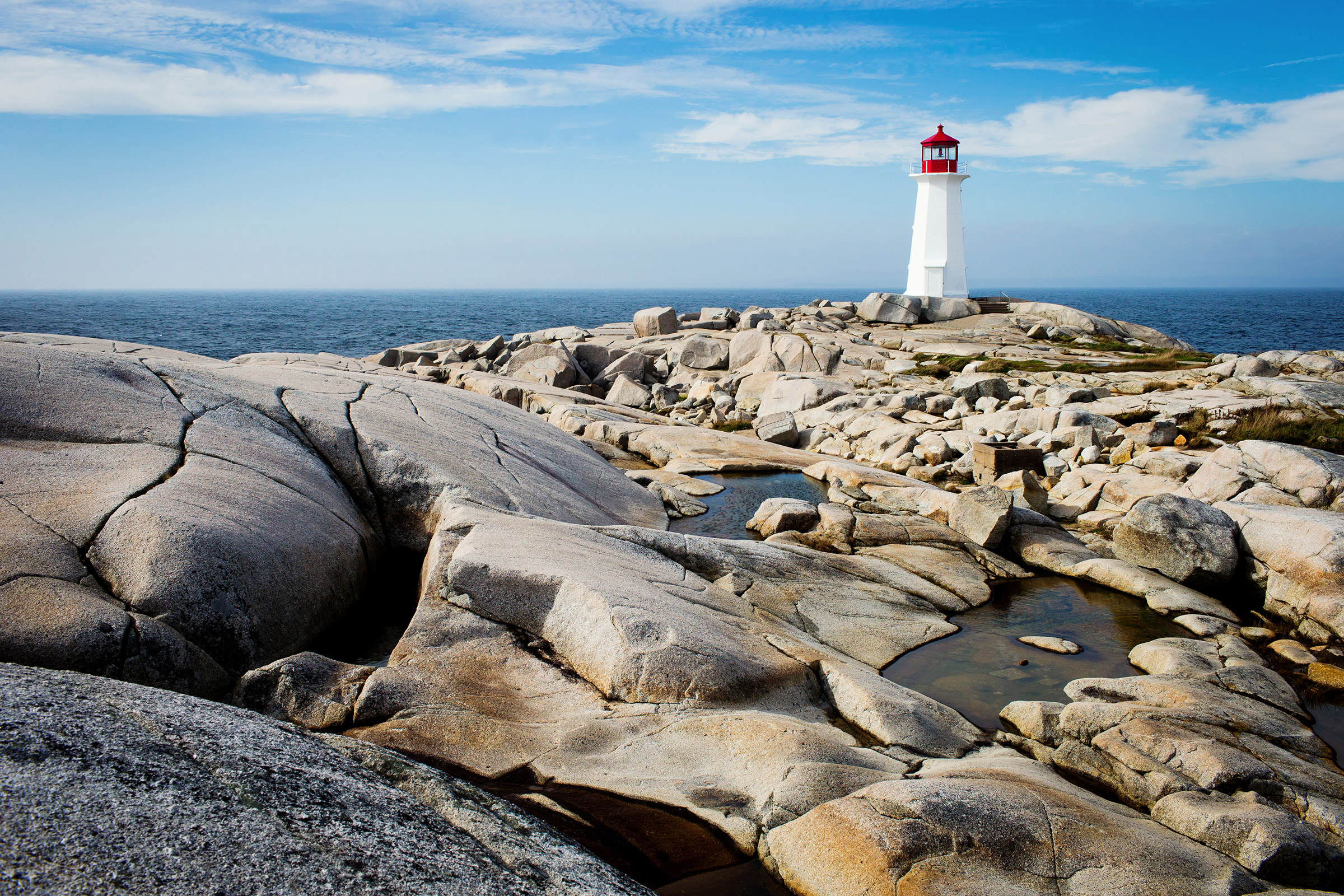 Canada Nova Scotia Peggys Point Lighthouse