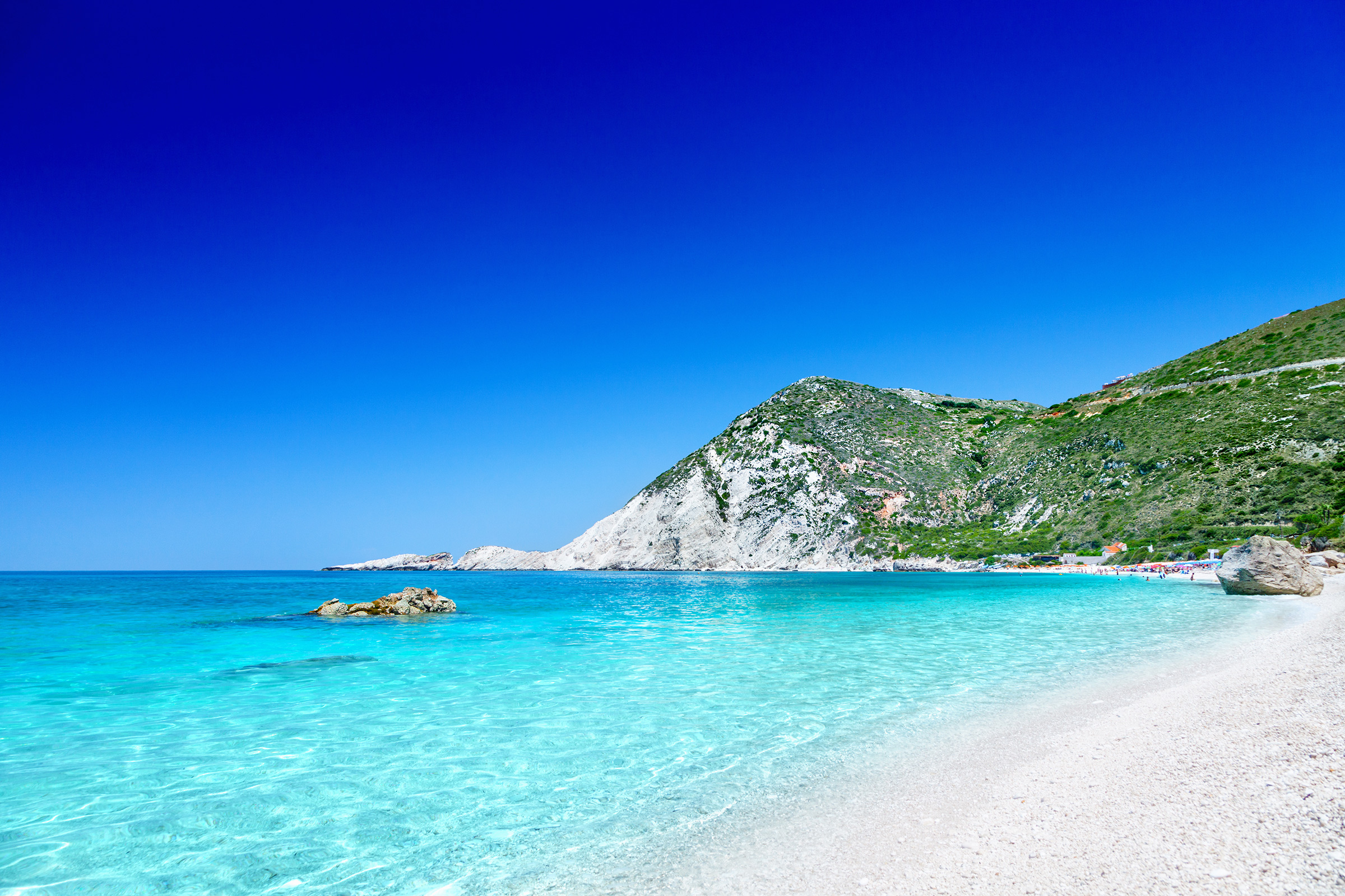 Greece Kefalonia Petani Beach