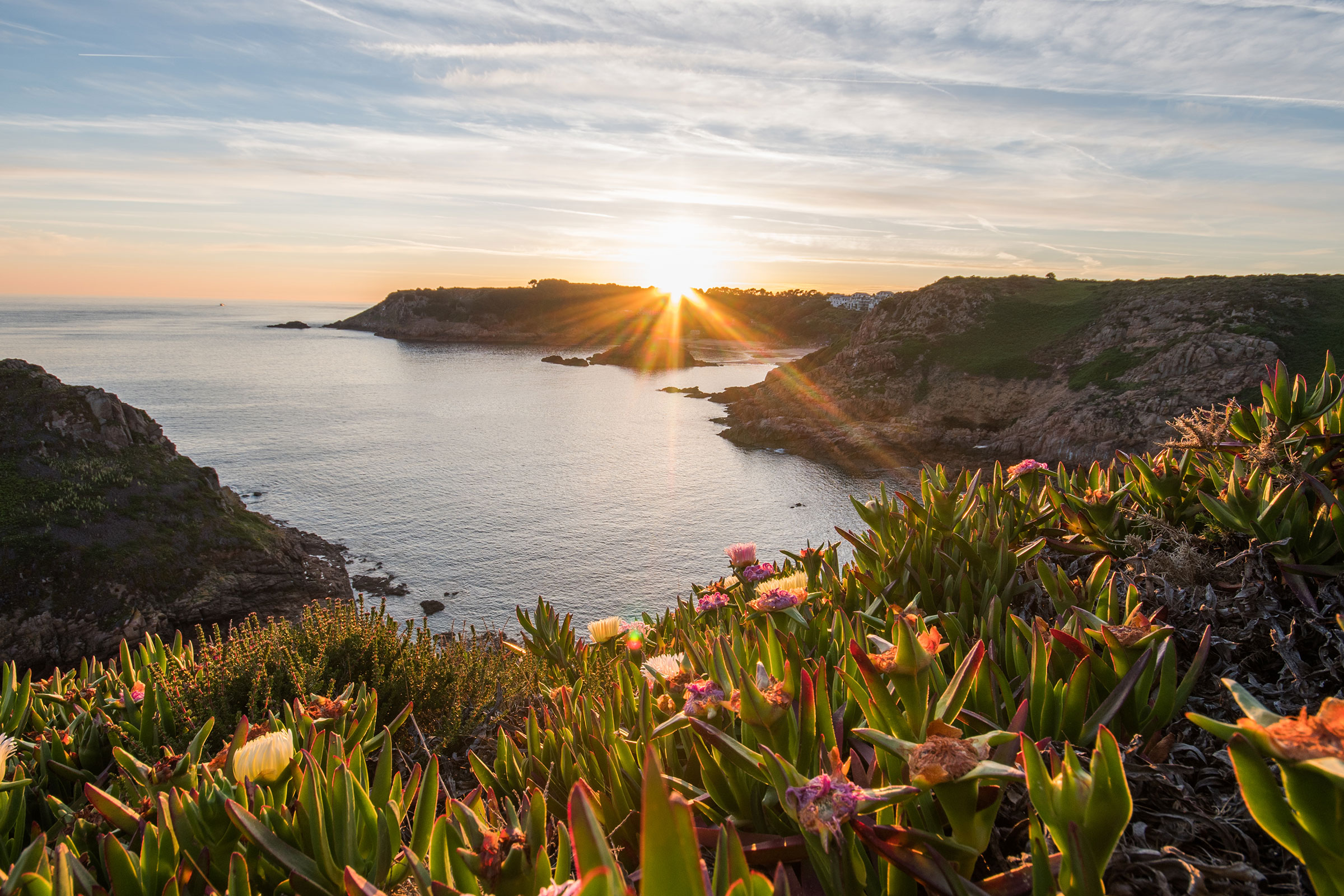 Sunset at Noirmont on Jersey, Channel Island
