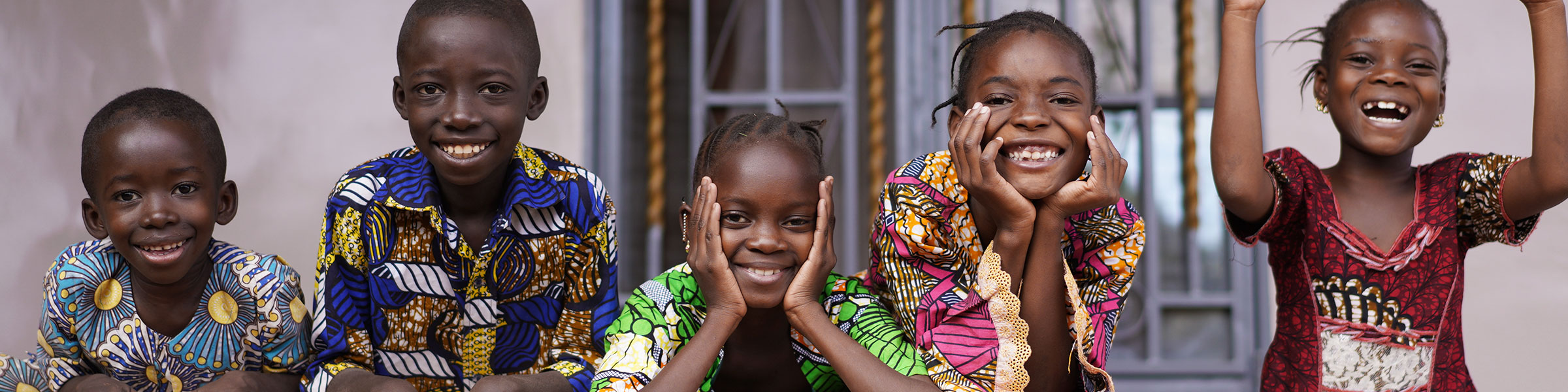 Children laughing