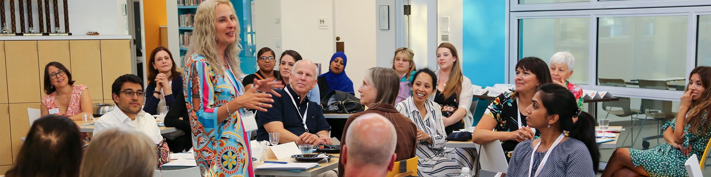 Lecture session on a Montessori Administrators course