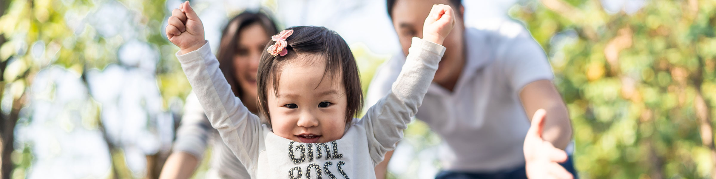 Toddler running