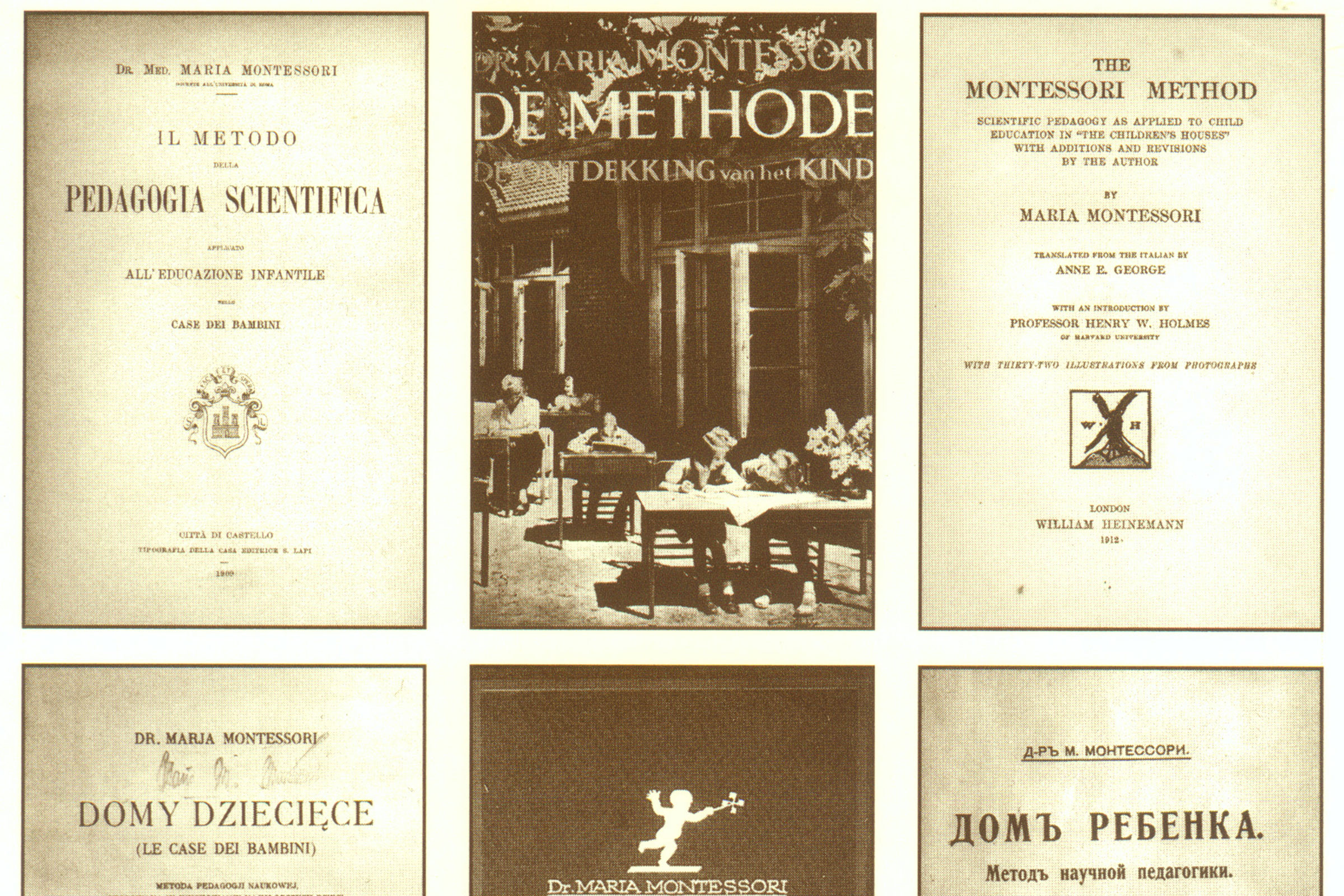 Early Montessori book covers