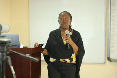 Dr Victoria Marwa Heilman - photo courtesy of JKUAT News (March 17 2025)