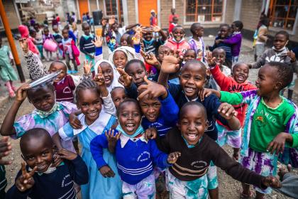 Children at Corner of Hope Montessori